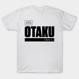 Otaku 100% – Black T-Shirt